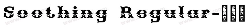 Soothing Regular字体转换